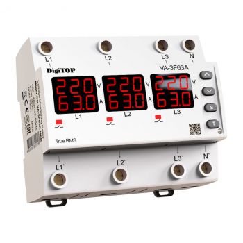 Реле напруги з контролем струму – VA-3F63A M6R